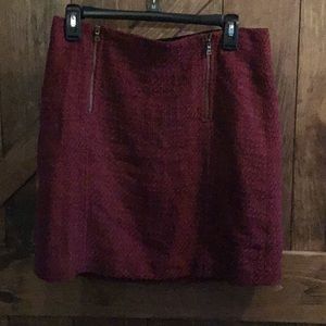 Loft tweed skirt